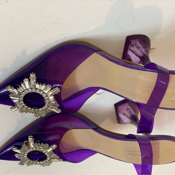 CATHERINE, Catherine Malandrino, Classic purple crystal woman elegant size 6.5 - Picture 8 of 9
